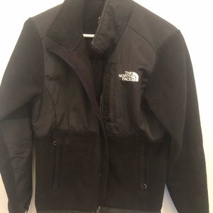 North Face Black Zip Up Fleece